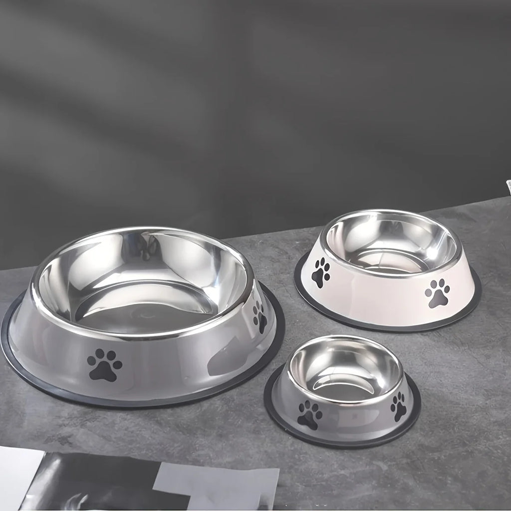 Stainless Steel Pet Bowl Cat Dog Food Bowl