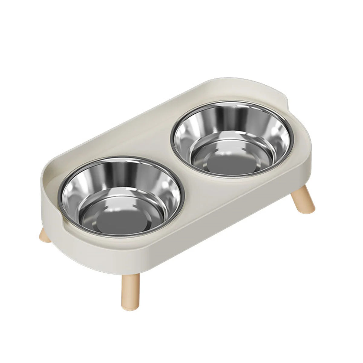 A Colorful Dopamine Pet Double Bowl