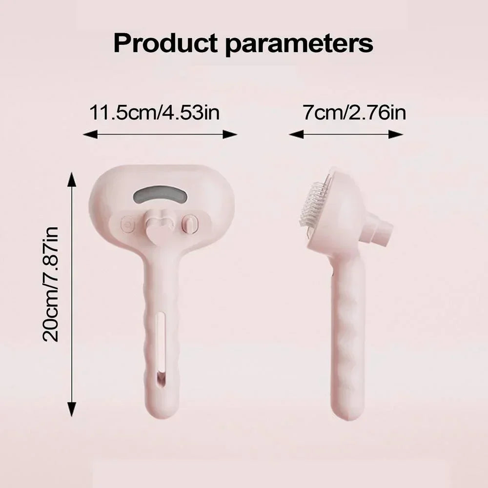 Dog Spray Hair Comb Pet Steam Massage Brush