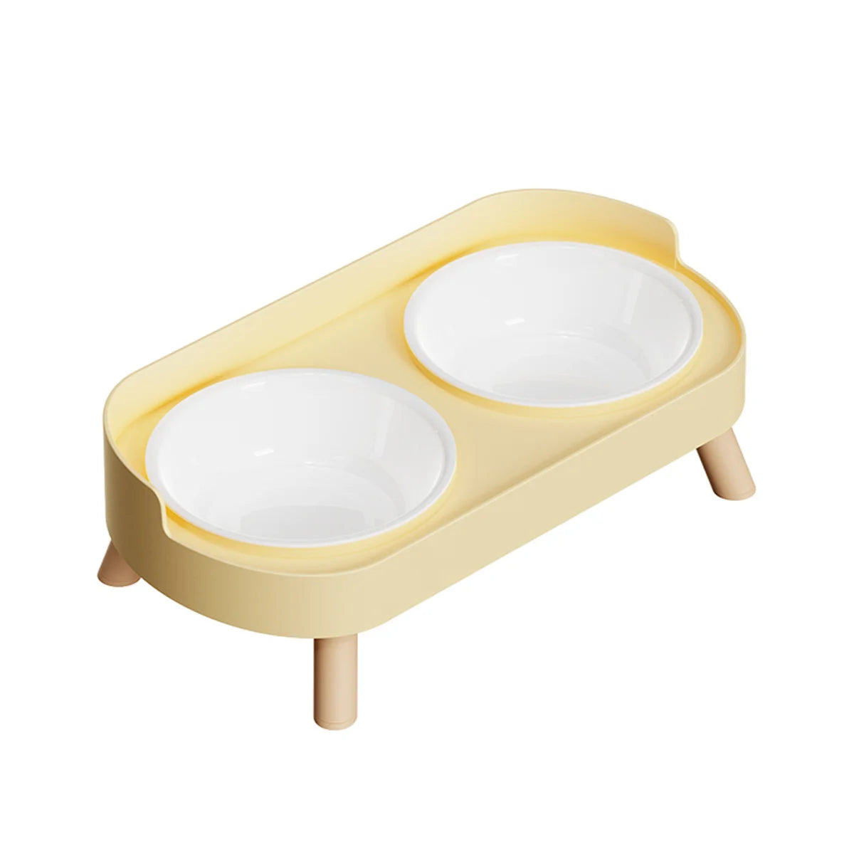 A Colorful Dopamine Pet Double Bowl