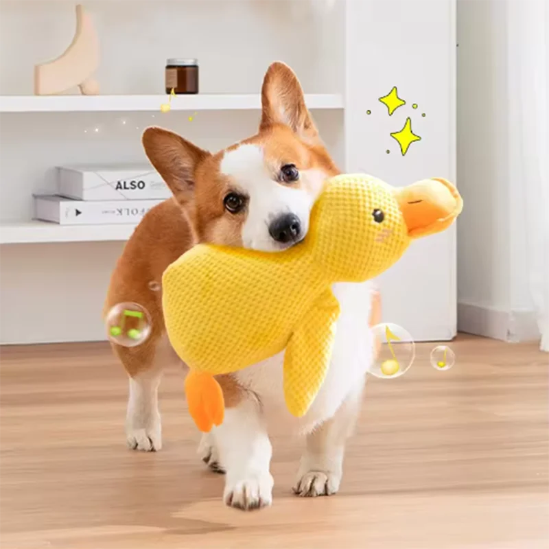 Cute dog Toy Stomping Duck Bite Resistant