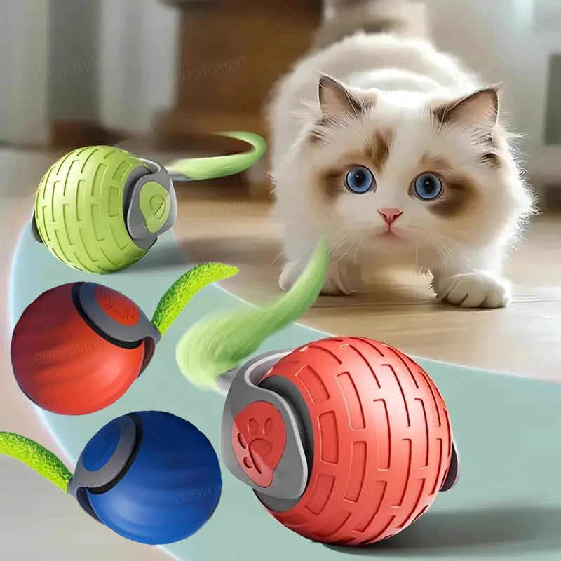 Smart Cat Toy Ball Automatic Interactive Electric Rolling Teaser