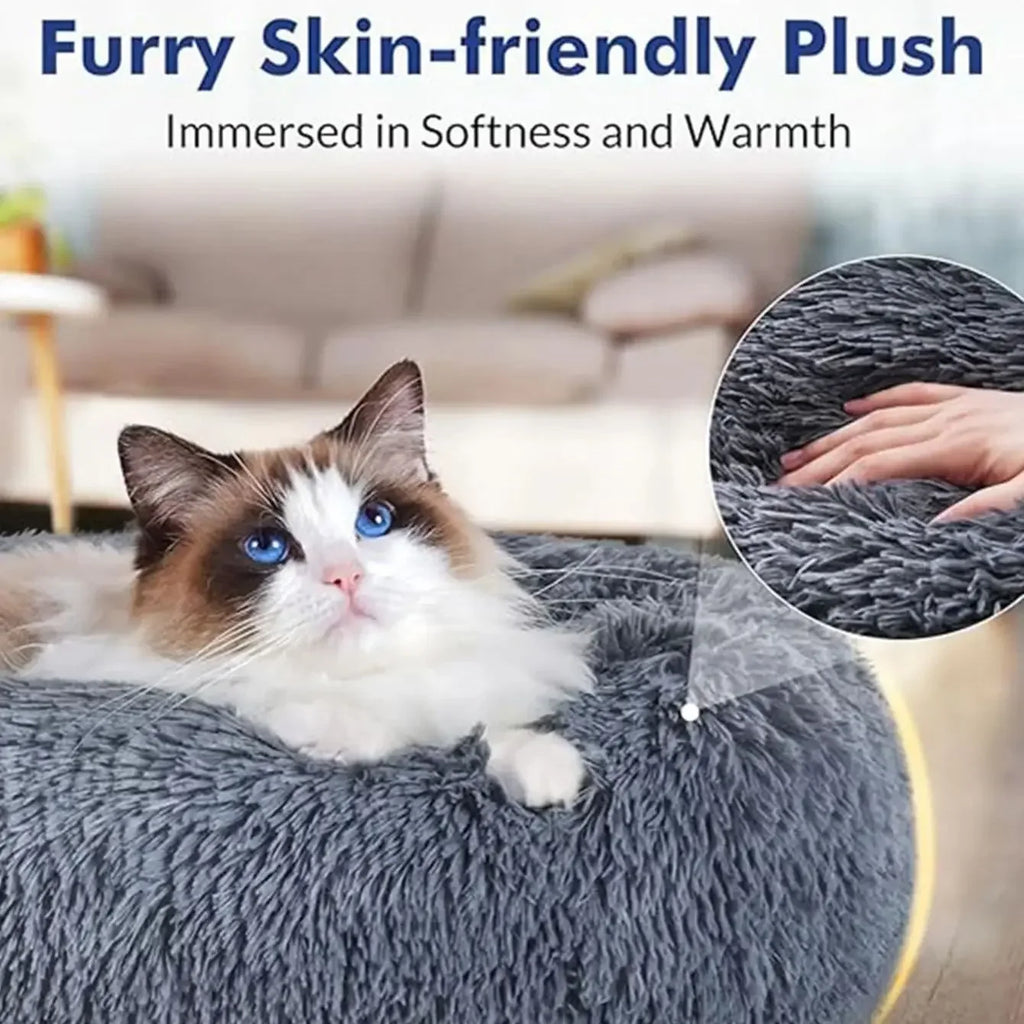 40-90cm 6 Sizes Round Pet Bed for Large Dog