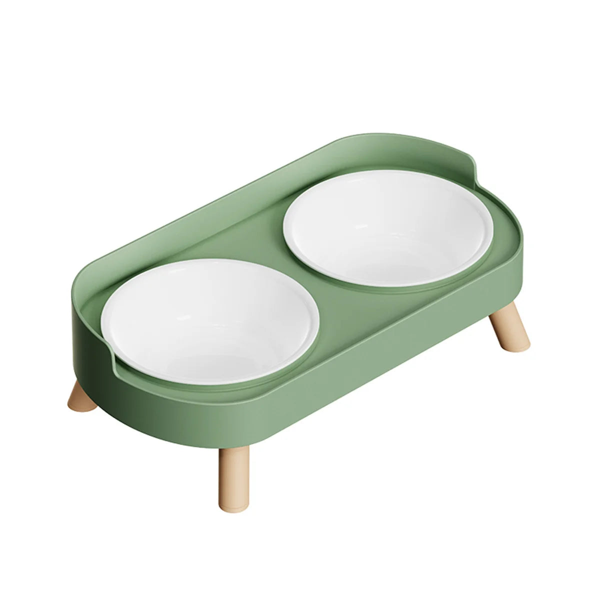 A Colorful Dopamine Pet Double Bowl