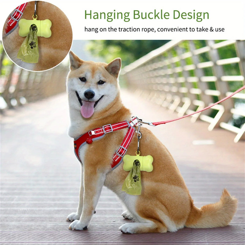 8 Rolls Biodegradable Dog Poop Bags Leak-Proof