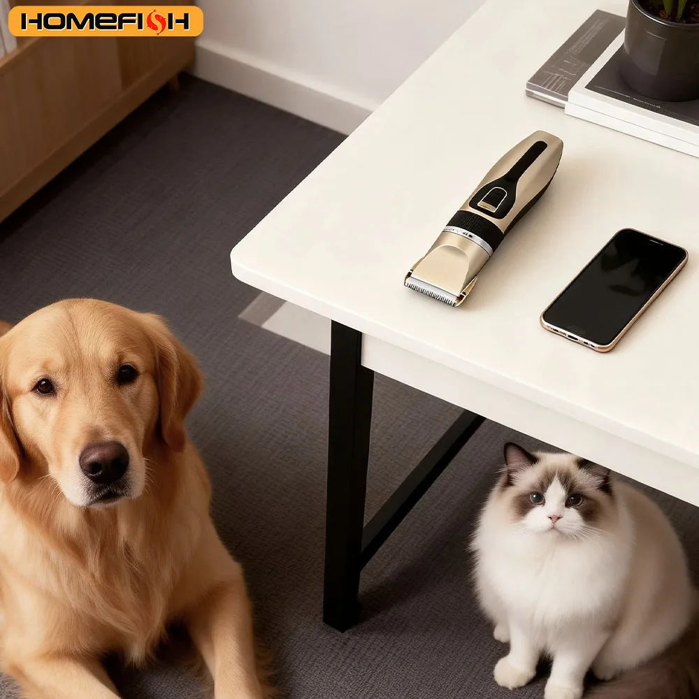 Pet Hair Clipper Haircut Trimmer Shaver Set For Rabbit Dog Cat Puppy