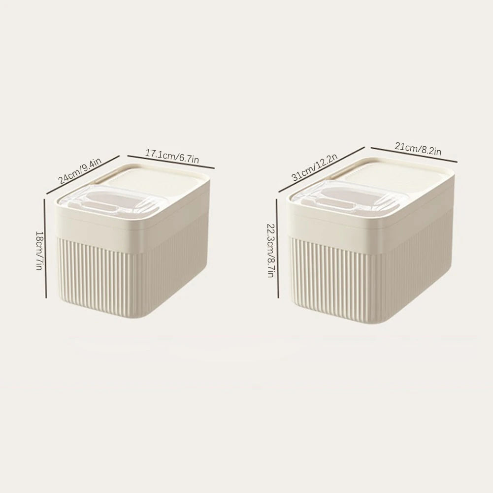 Dog Food Storage Container 5/10/15L Capacity Pet Food Bucket Box