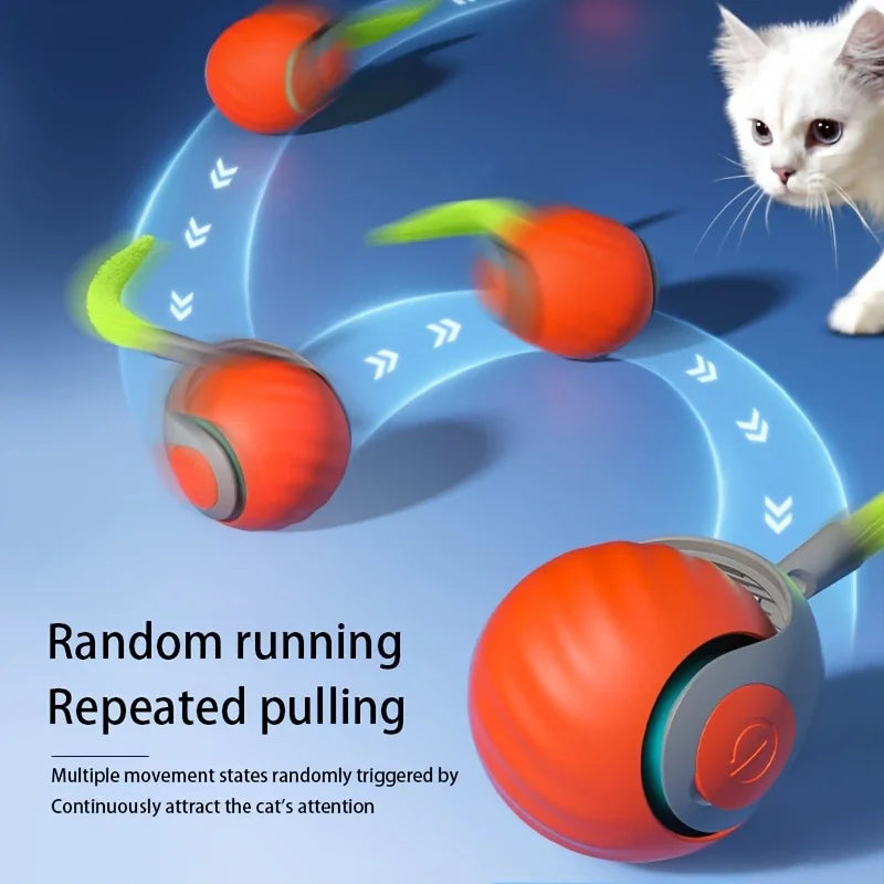 Smart Cat Toy Ball Automatic Interactive Electric Rolling Teaser