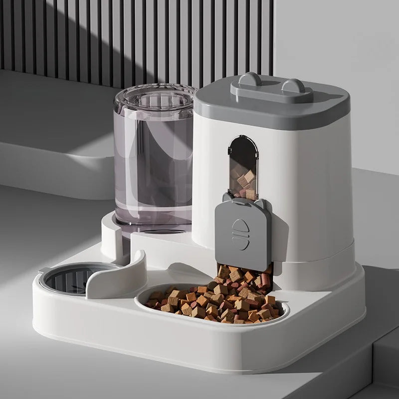 Cat Bowl Automatic Feeder with Spill Proof Design
