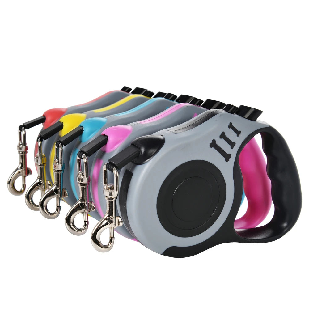 3m 5m Dog Leash for Small Dogs Cats Automatic Retractable Durable Nylon Lead