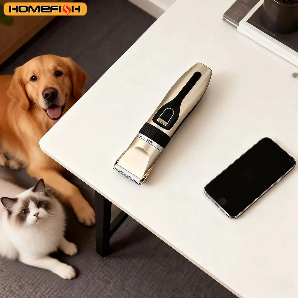 Pet Hair Clipper Haircut Trimmer Shaver Set For Rabbit Dog Cat Puppy