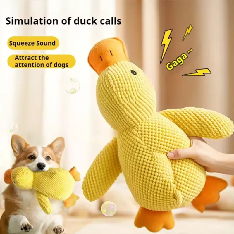 Cute dog Toy Stomping Duck Bite Resistant