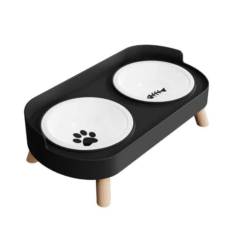 A Colorful Dopamine Pet Double Bowl