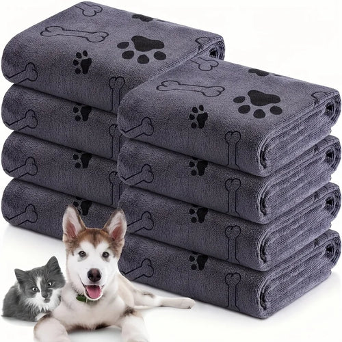 1pc Quick-Drying Microfiber Dog Towel