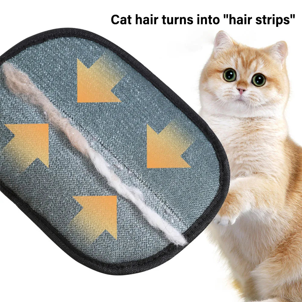 Pet Hair Removal Tool Reusable Static Removal Gloves