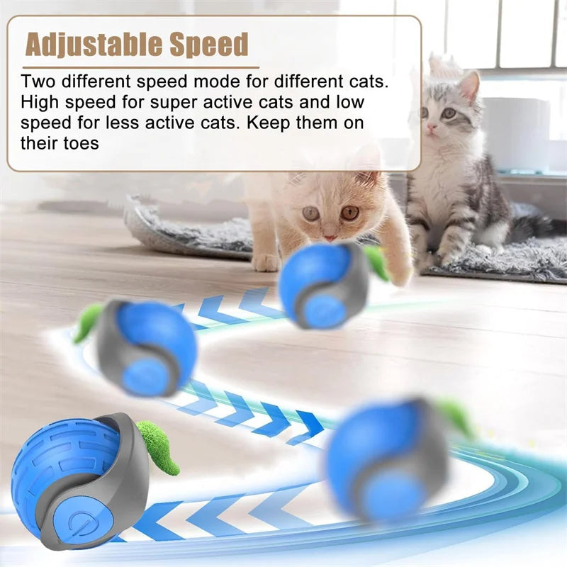 Smart Cat Toy Ball Automatic Interactive Electric Rolling Teaser