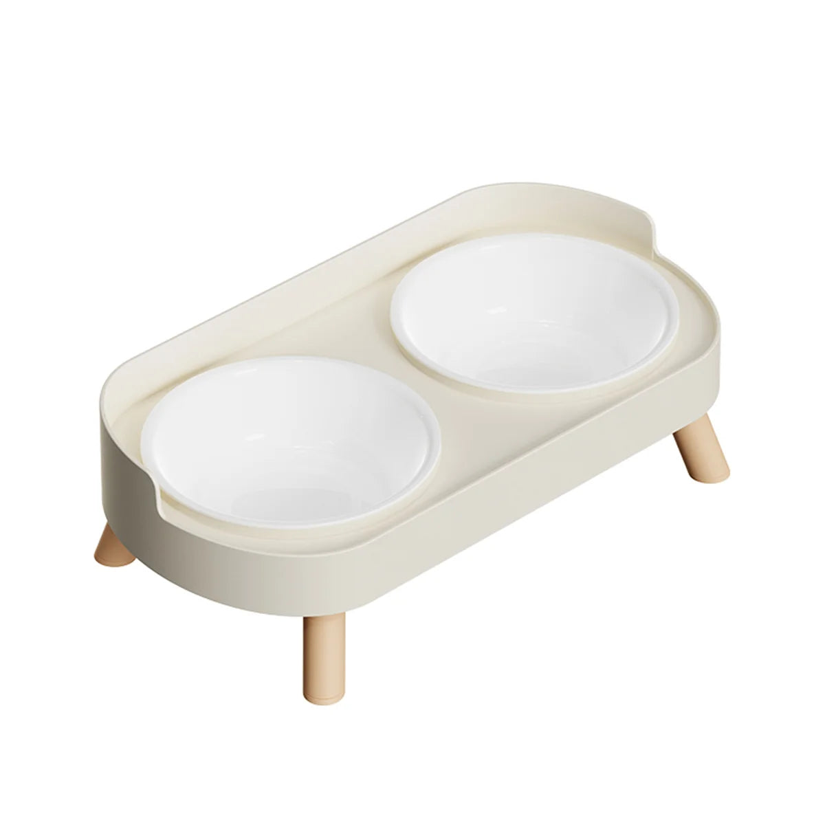 A Colorful Dopamine Pet Double Bowl