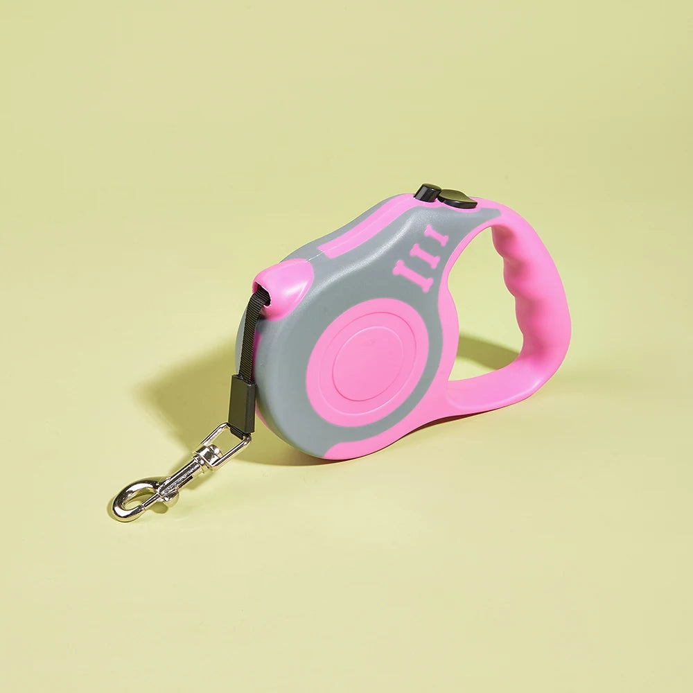 3m 5m Dog Leash for Small Dogs Cats Automatic Retractable Durable Nylon Lead