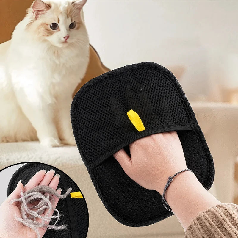 Pet Hair Removal Tool Reusable Static Removal Gloves